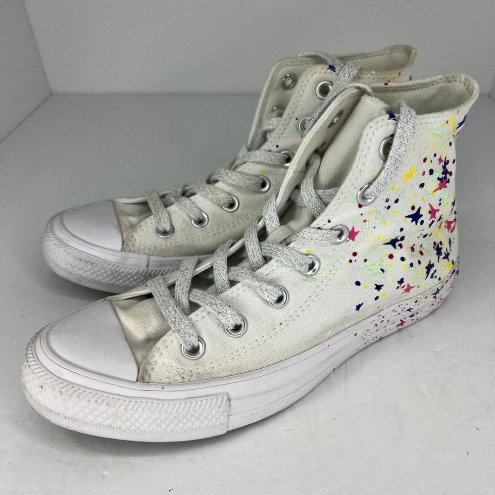 Converse Kids 266455F White Chuck Taylor All Star High Top Stars Size 6 Sneakers